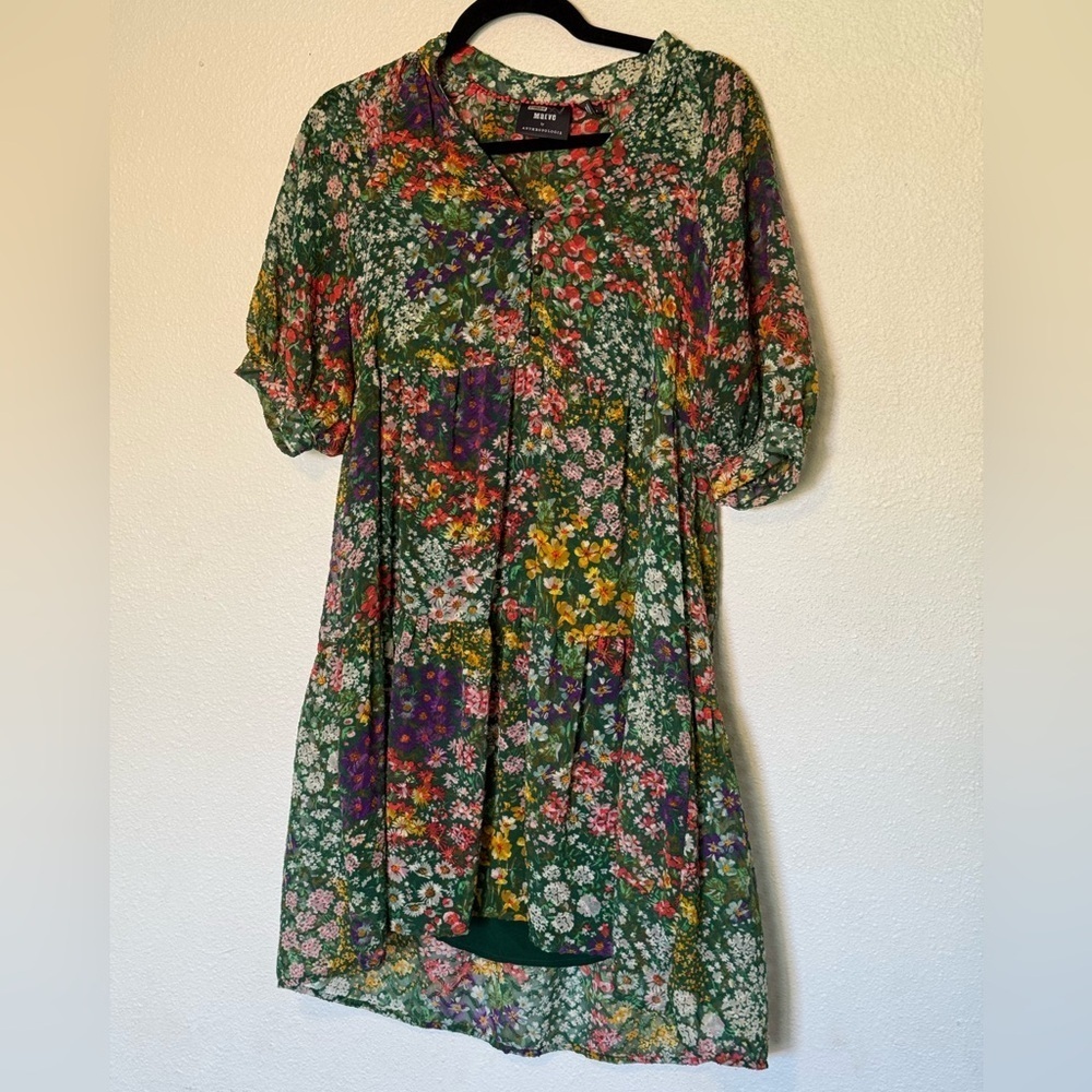 Maeve By Anthropologie Plus Melinda Tiered Tunic Dress Women's XS